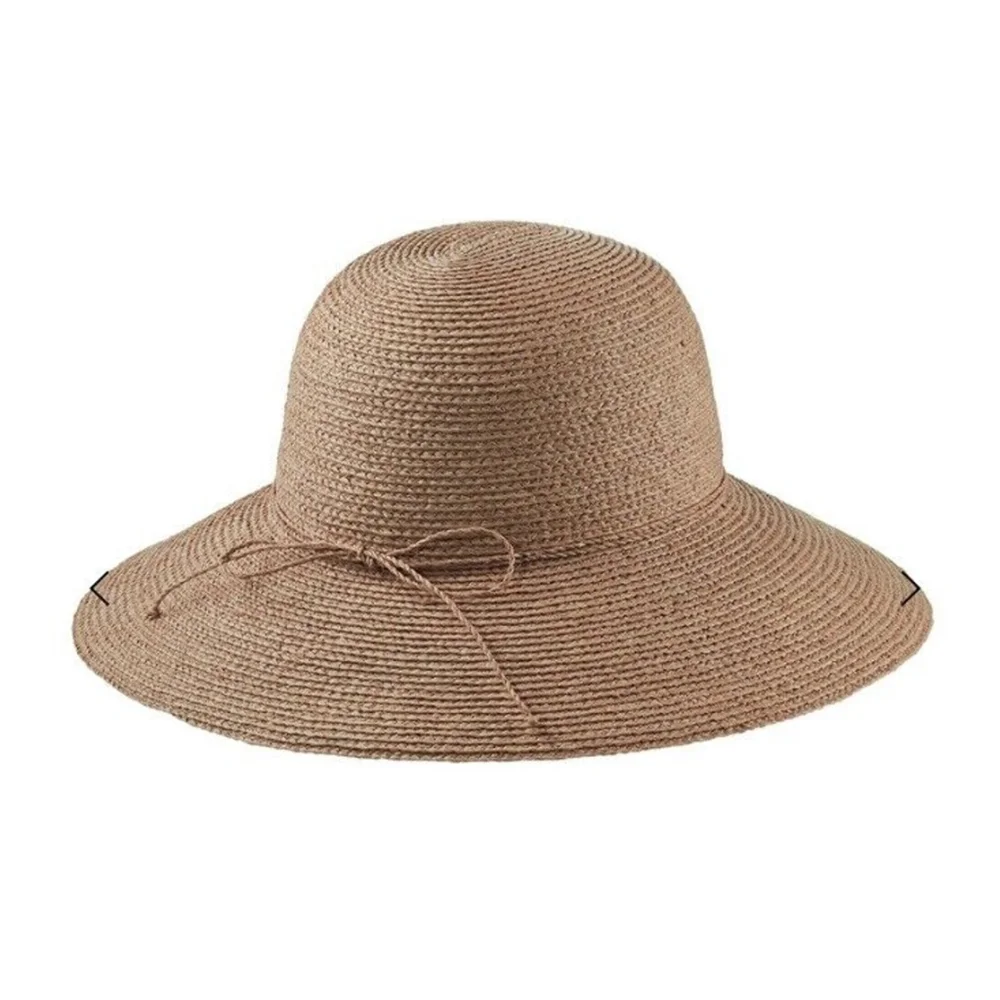 HELEN KAMINSKI 4” HAT WIDE BRIM DELPHINA RAFFIA - Picture 1 of 13